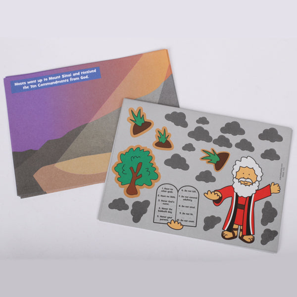 STICKER SCENES MOSES 48CT