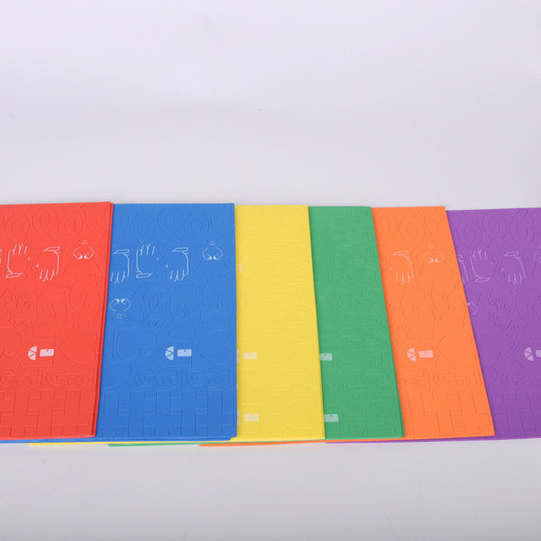 Stickers Foam Faith Shapes 10Ct