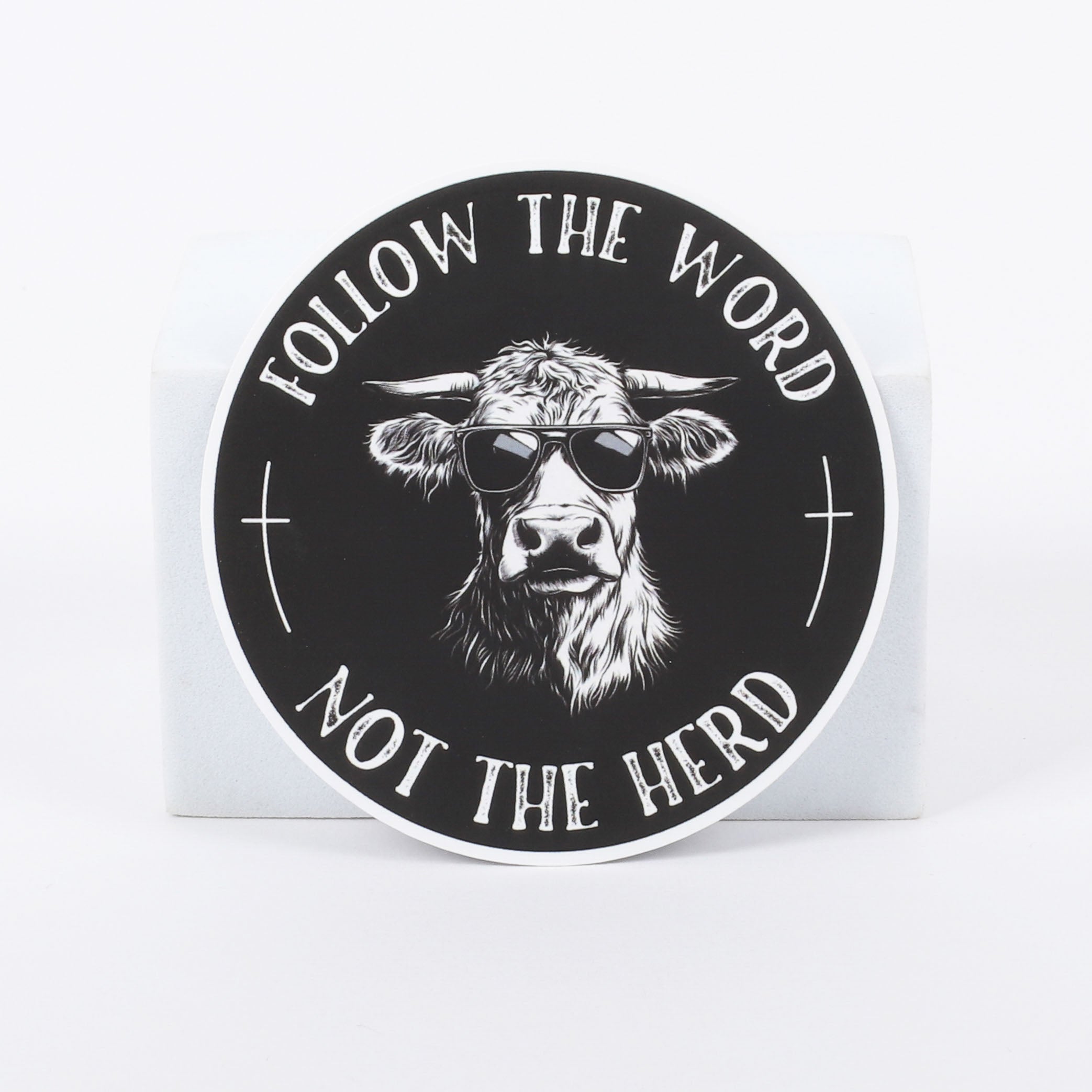 STICKER VINYL FOLLOW THE WORD PK5