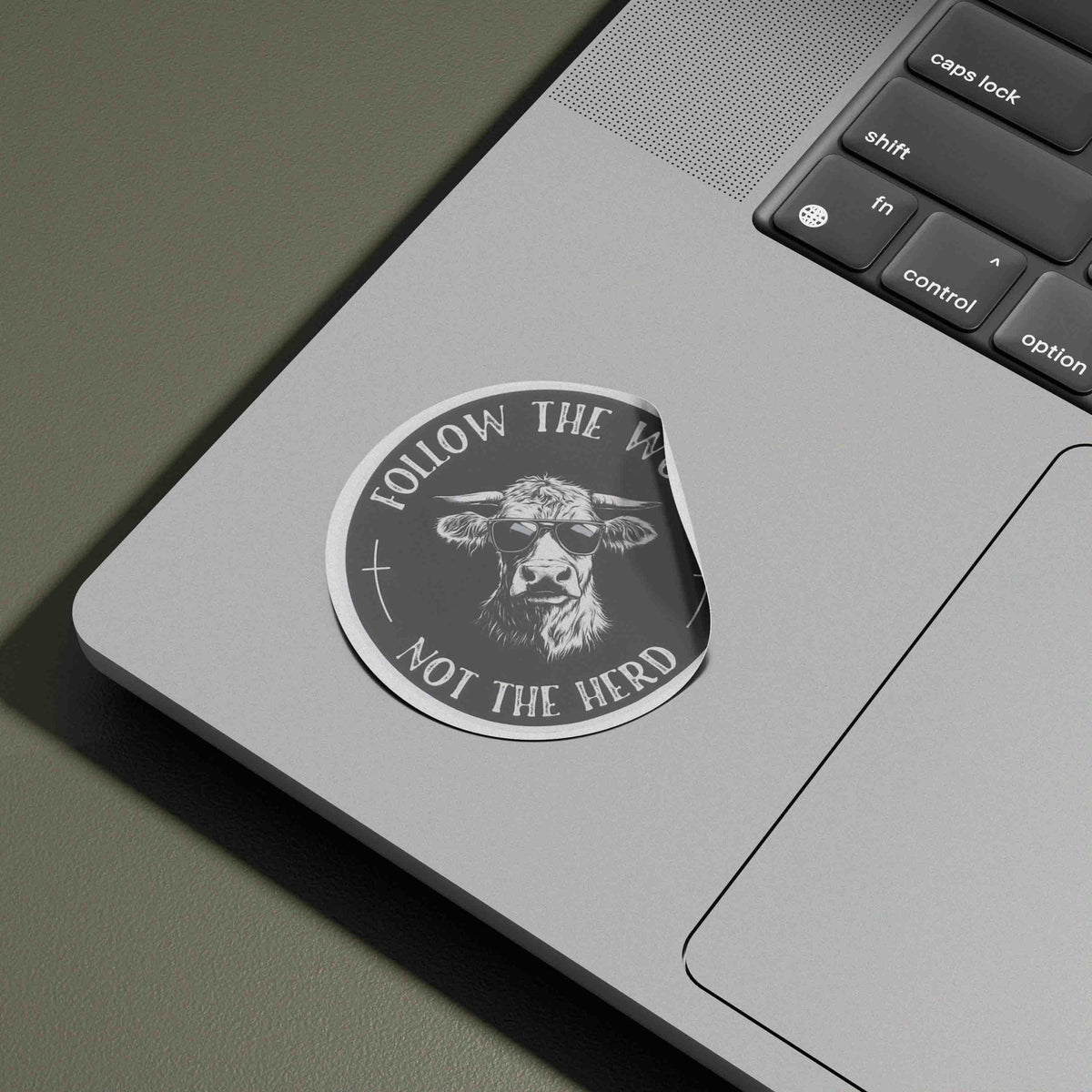 STICKER VINYL FOLLOW THE WORD PK5