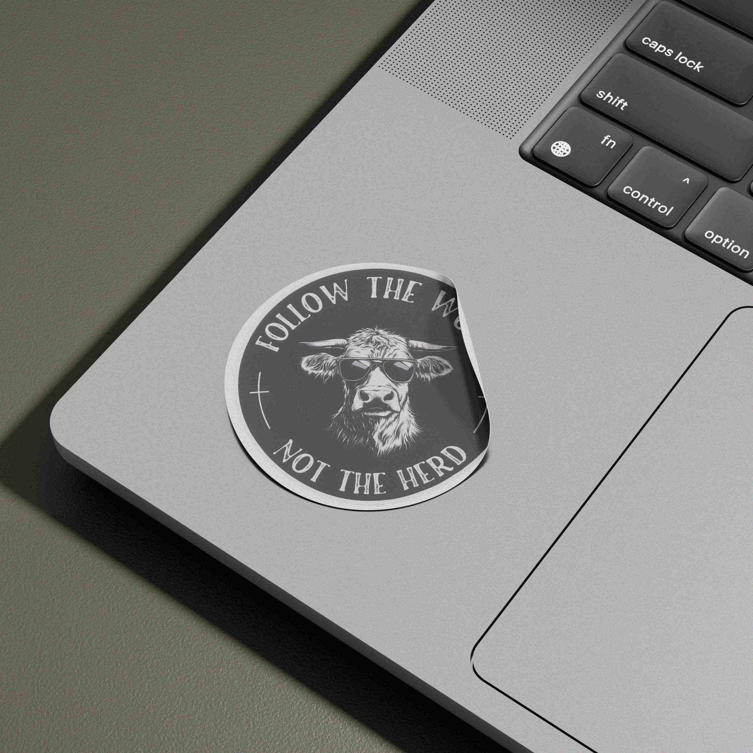 STICKER VINYL FOLLOW THE WORD PK5