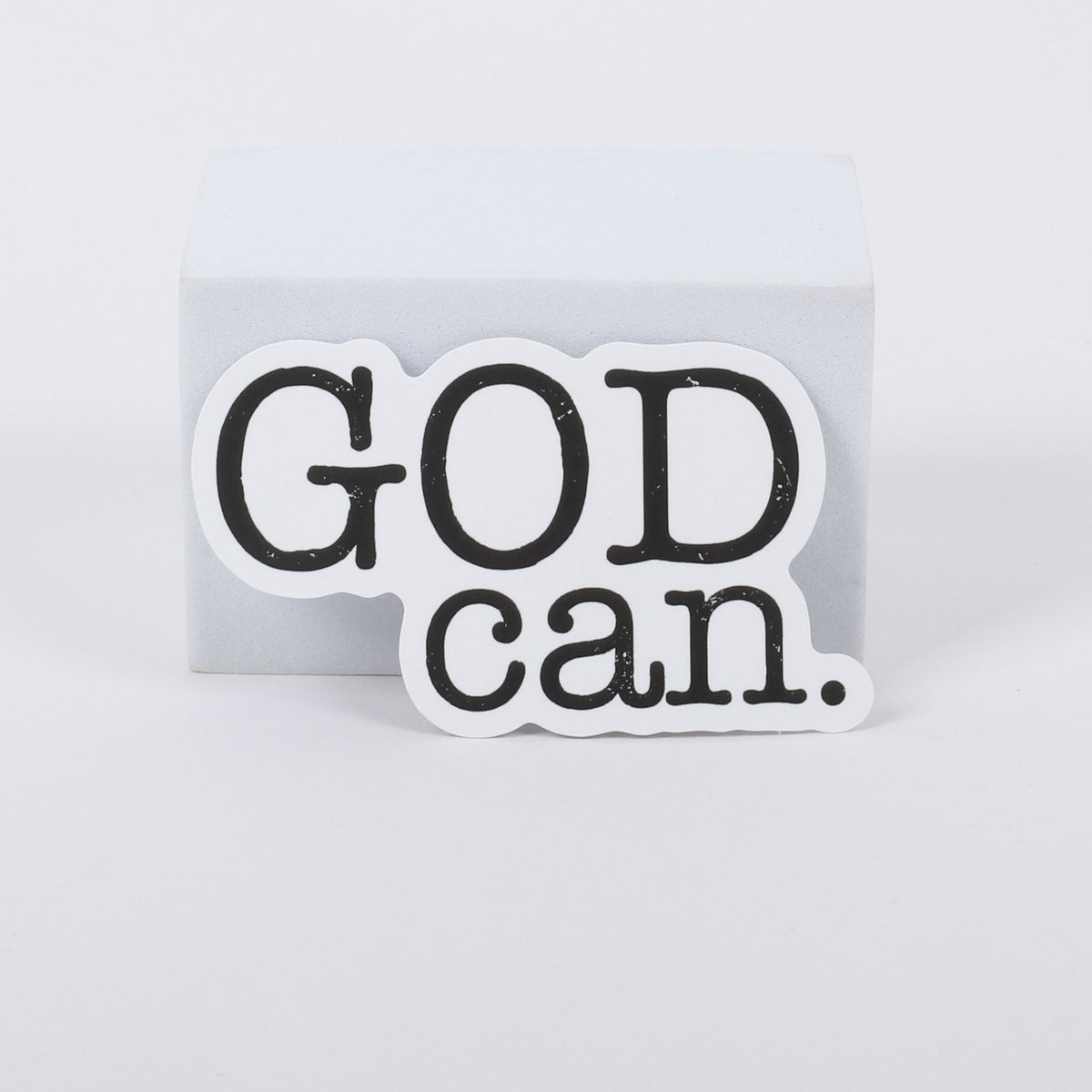 STICKER VINYL GOD CAN PK5