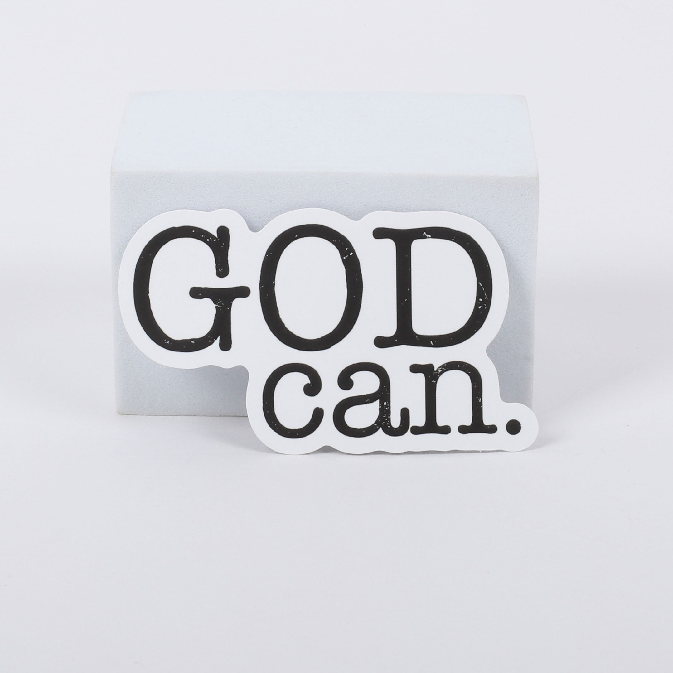 STICKER VINYL GOD CAN PK5