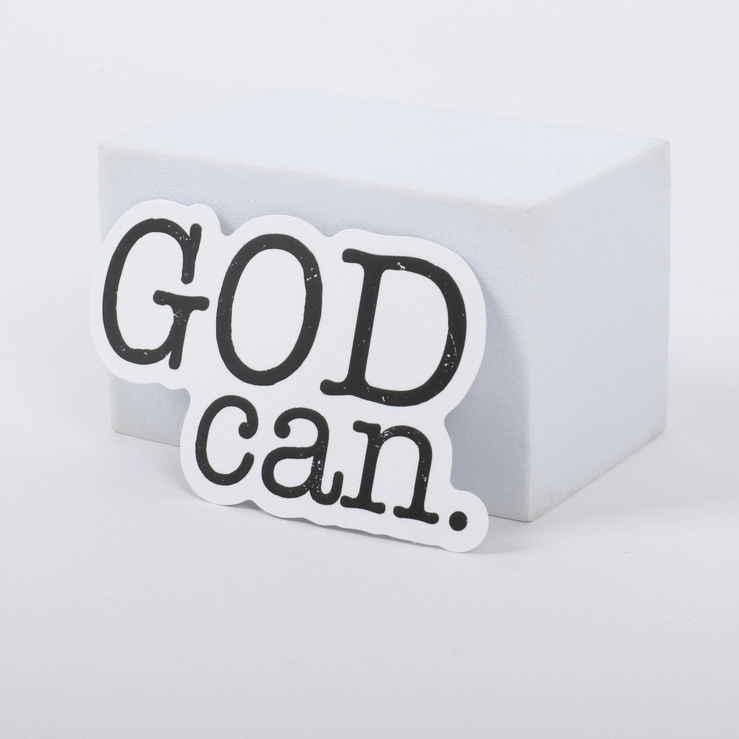STICKER VINYL GOD CAN PK5