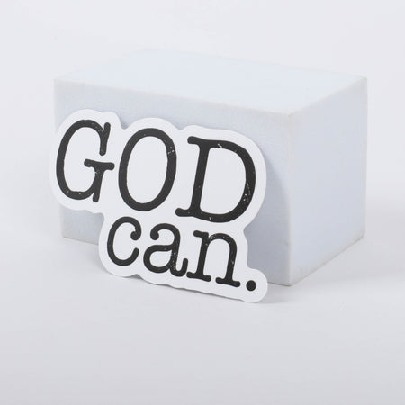 STICKER VINYL GOD CAN PK5