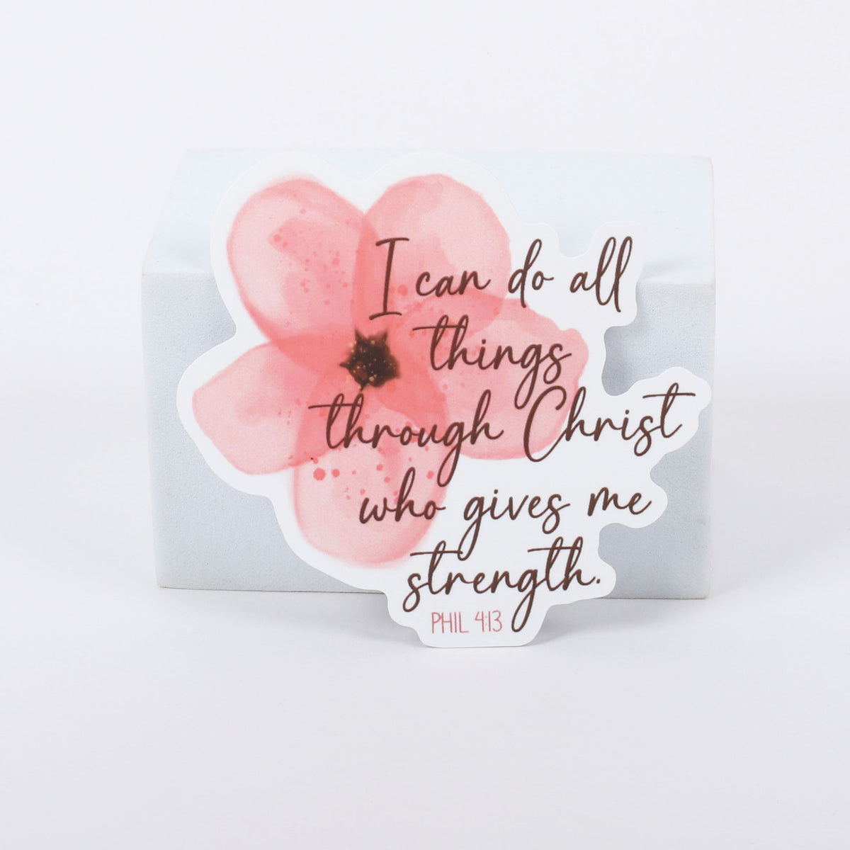 STICKER VINYL I CAN DO ALL THINGS PK5