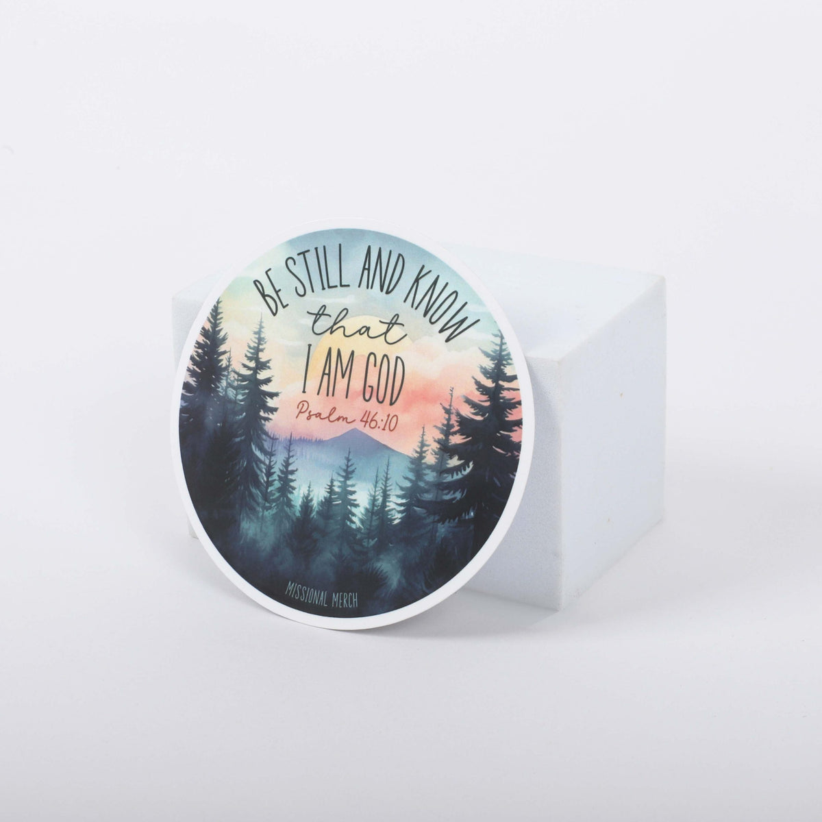 STICKER VINYL BE STILL AND KNOW - SCENIC PK5