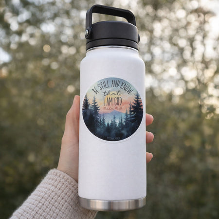 STICKER VINYL BE STILL AND KNOW - SCENIC PK5