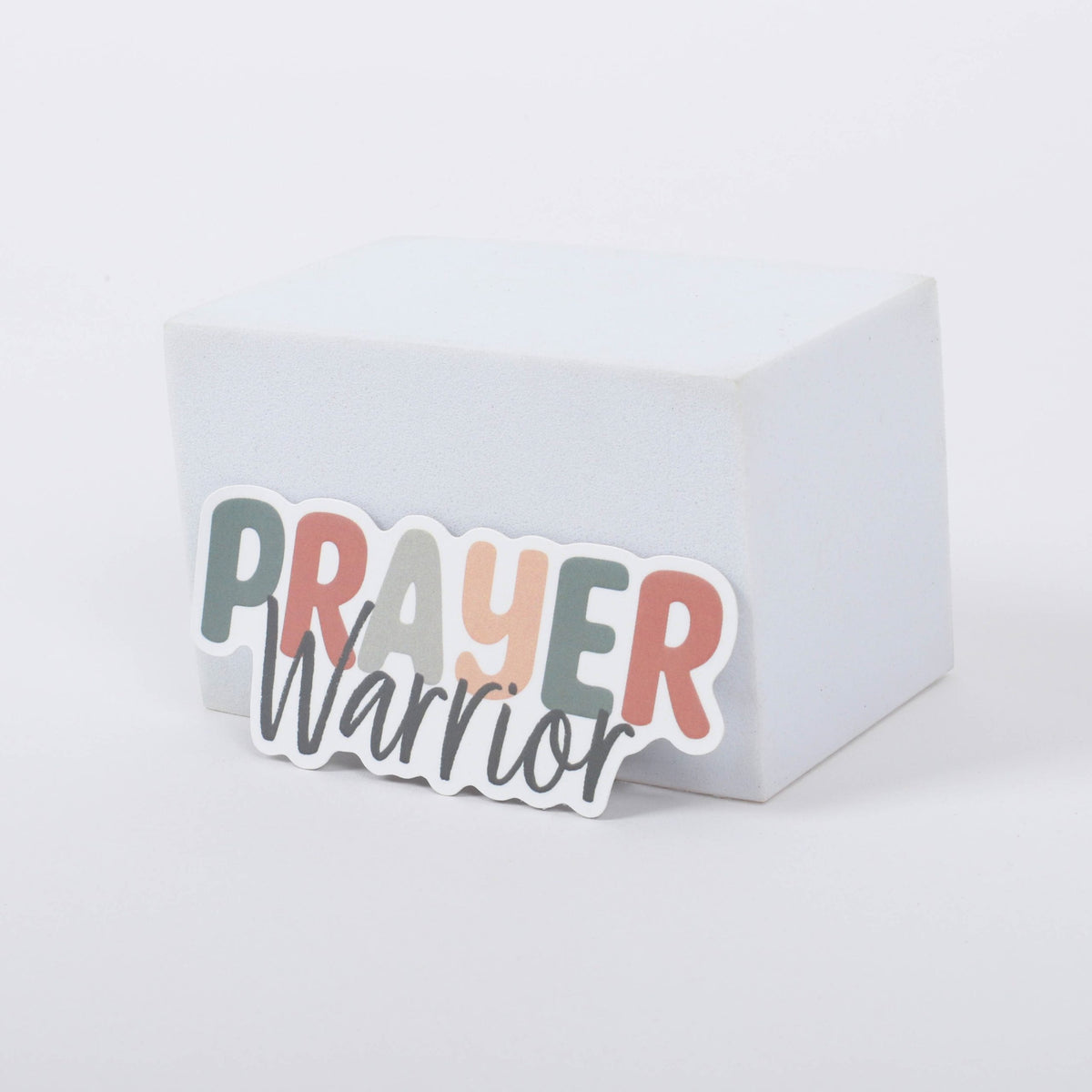 STICKER VINYL PRAYER WARRIOR PK5