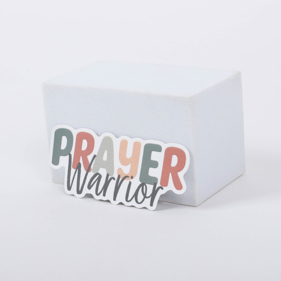 STICKER VINYL PRAYER WARRIOR PK5
