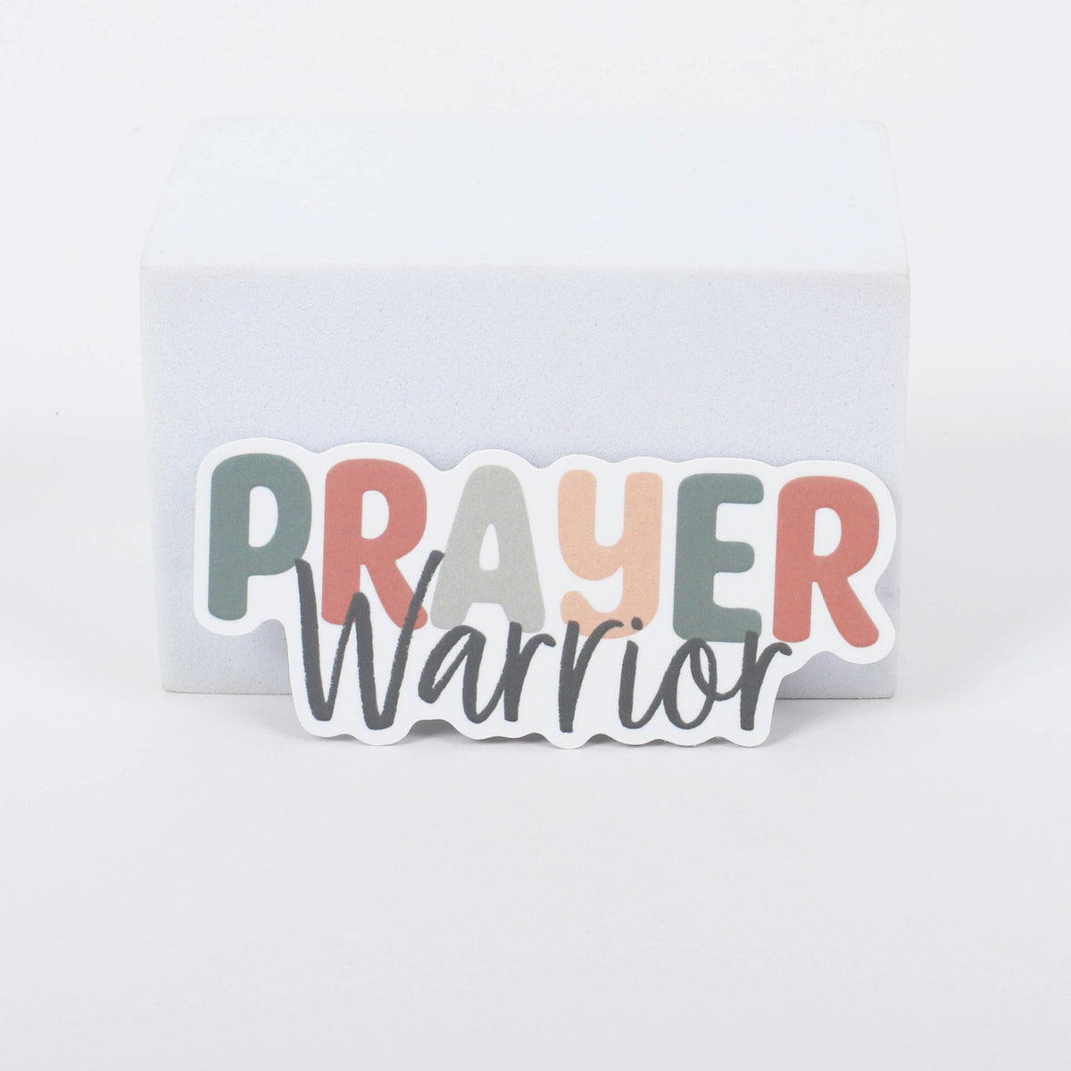 STICKER VINYL PRAYER WARRIOR PK5