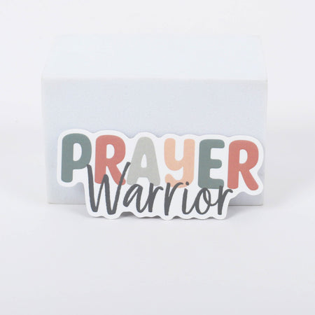 STICKER VINYL PRAYER WARRIOR PK5