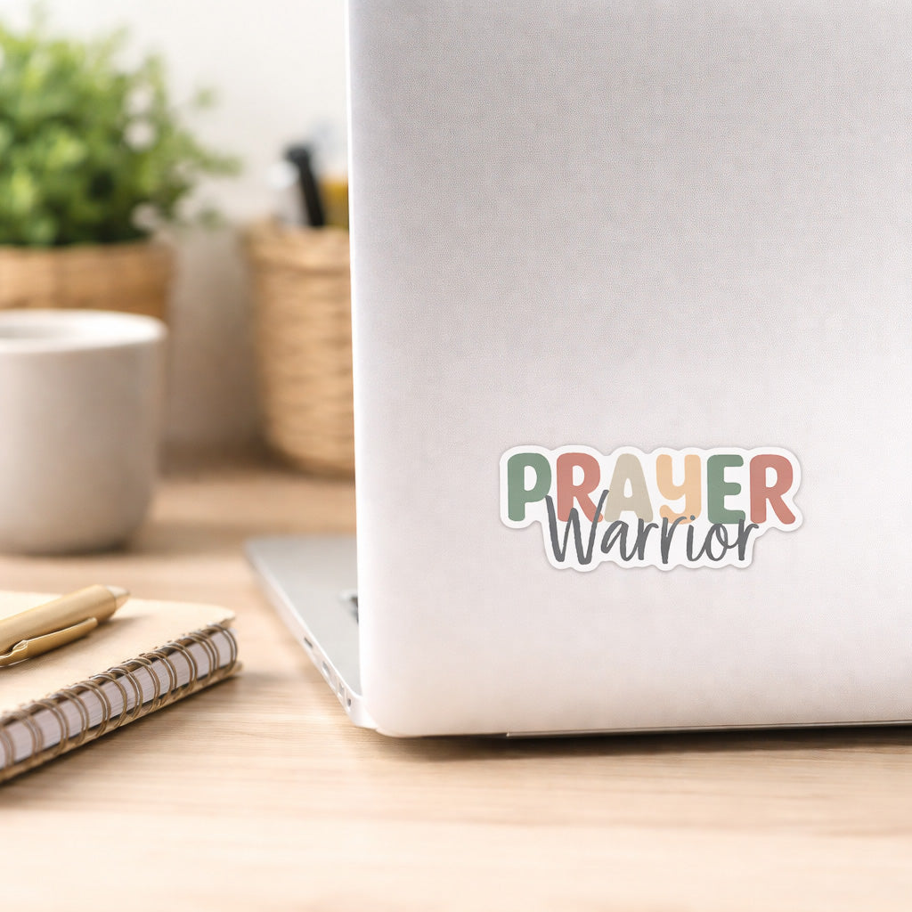 STICKER VINYL PRAYER WARRIOR PK5