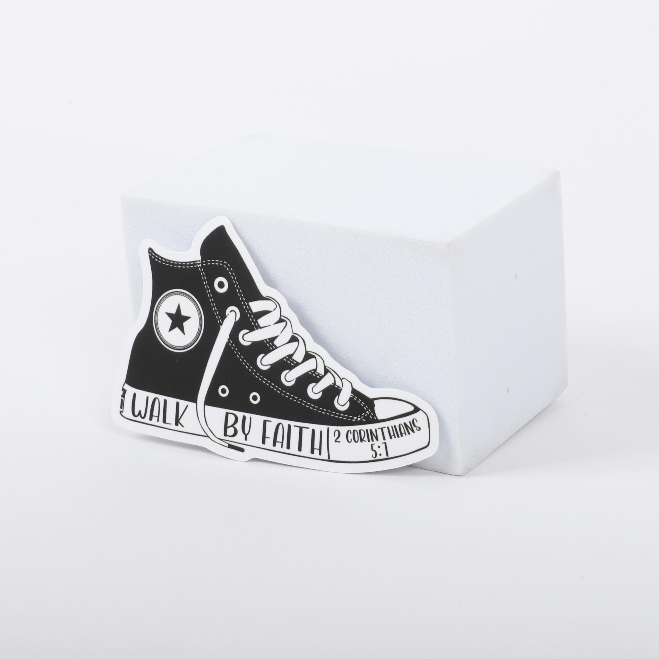 STICKER VINYL WALK BY FAITH PK5