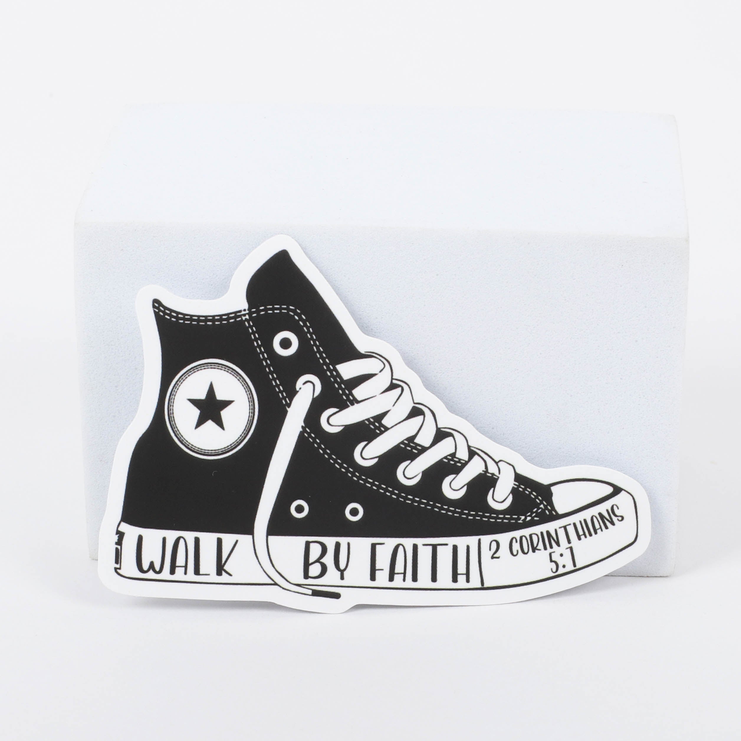 STICKER VINYL WALK BY FAITH PK5