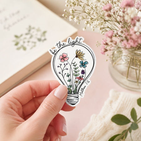 STICKER VINYL BE THE LIGHT PK5