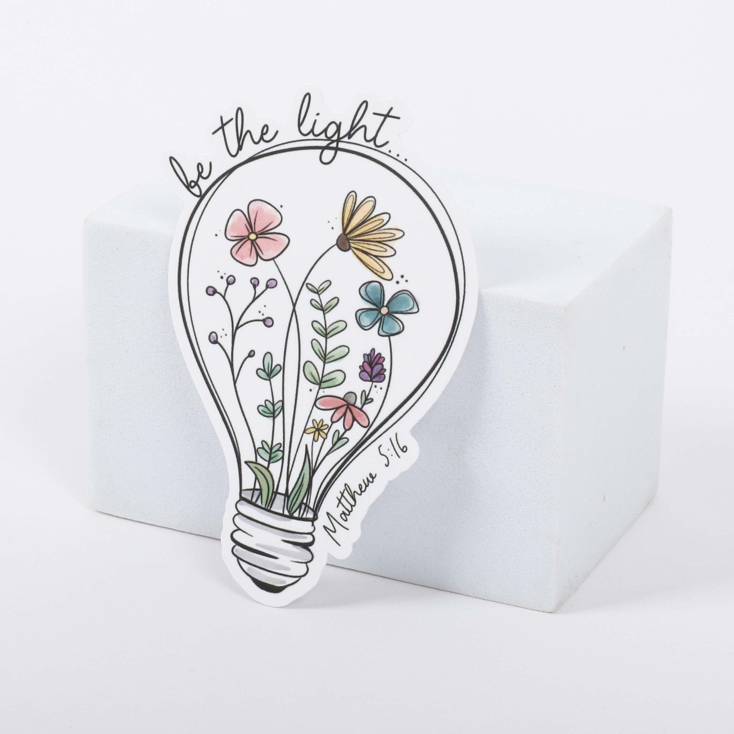 STICKER VINYL BE THE LIGHT PK5