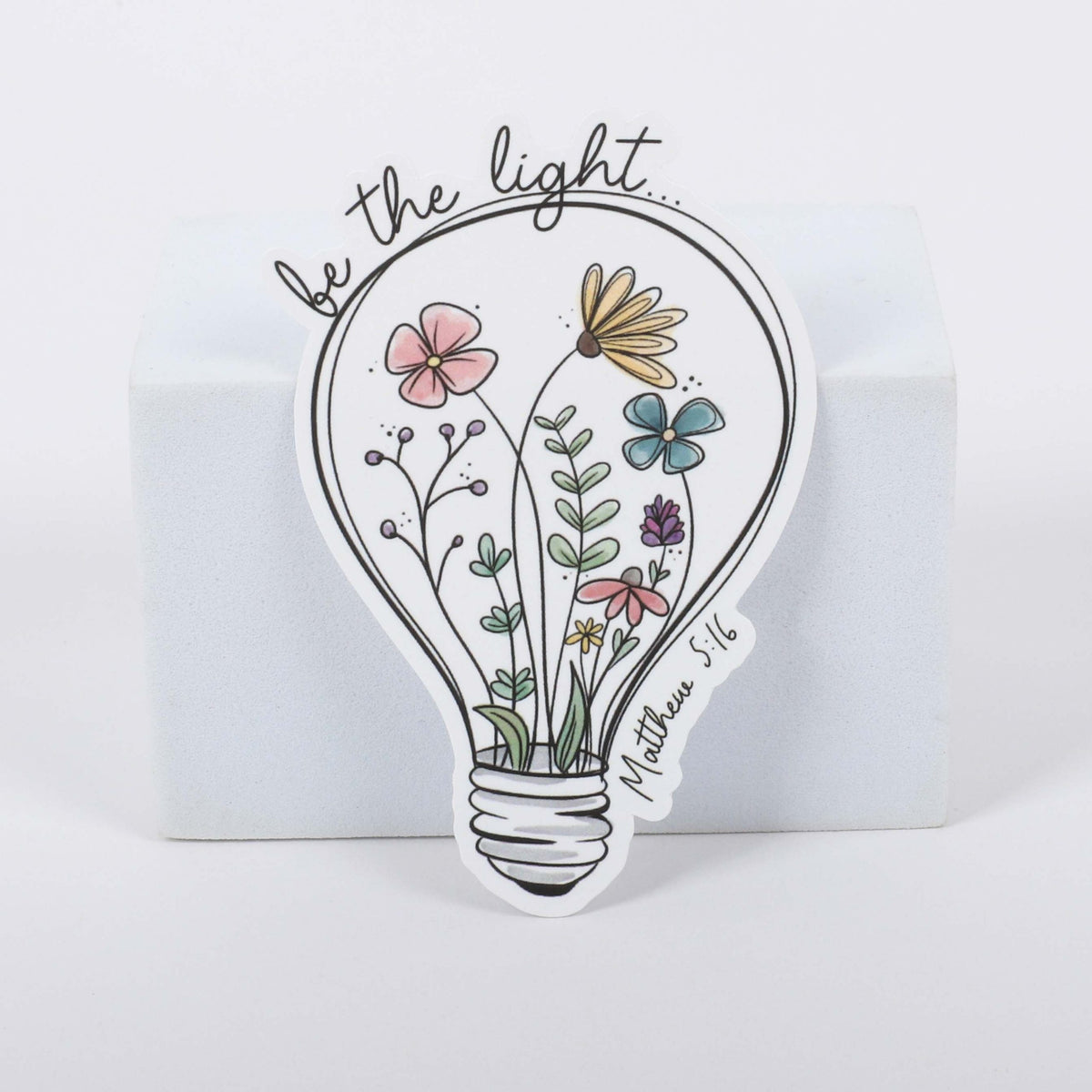 STICKER VINYL BE THE LIGHT PK5