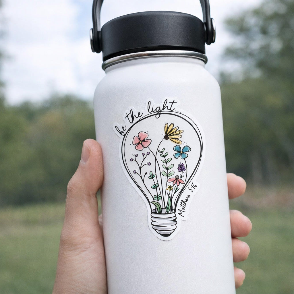 STICKER VINYL BE THE LIGHT PK5
