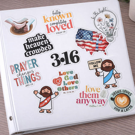 STICKER ASSORTMENT A PK36