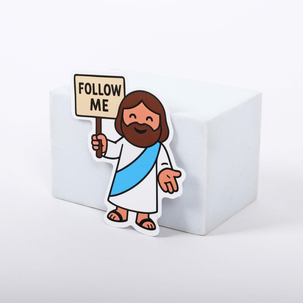 STICKER VINYL FOLLOW ME PK5