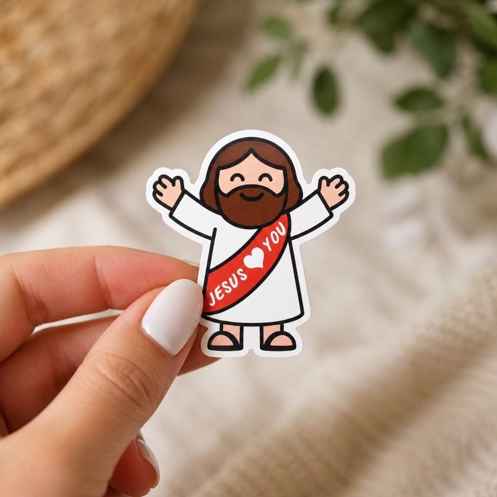 STICKER VINYL JESUS PK5