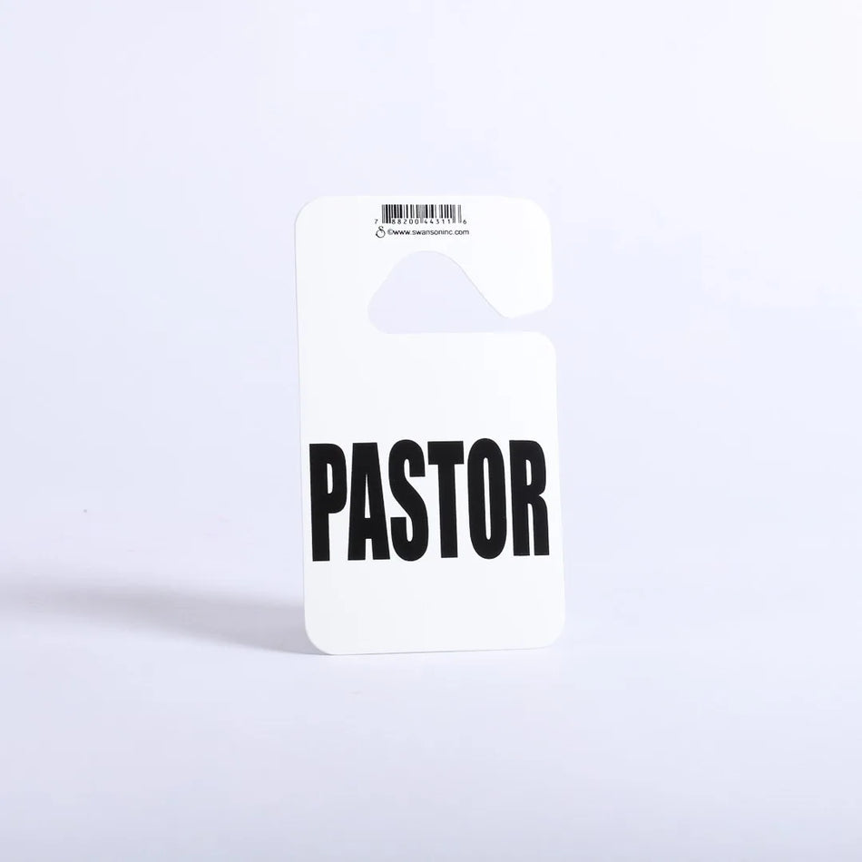 Auto Hangtags | Clergy & Pastor Designs | 3-Pack