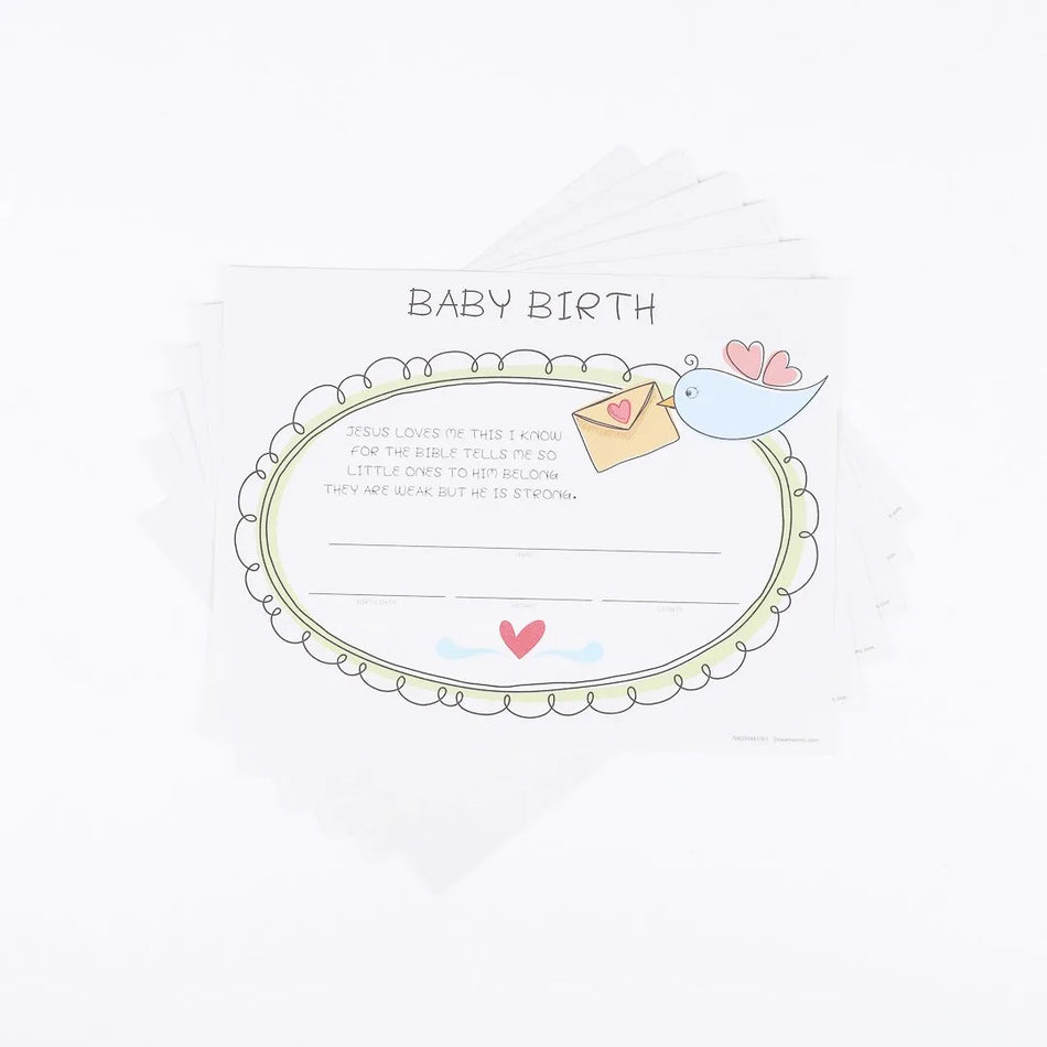 Certificate Of Baby Birth – Pk6