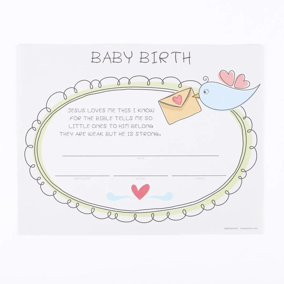 Certificate Of Baby Birth – Pk6