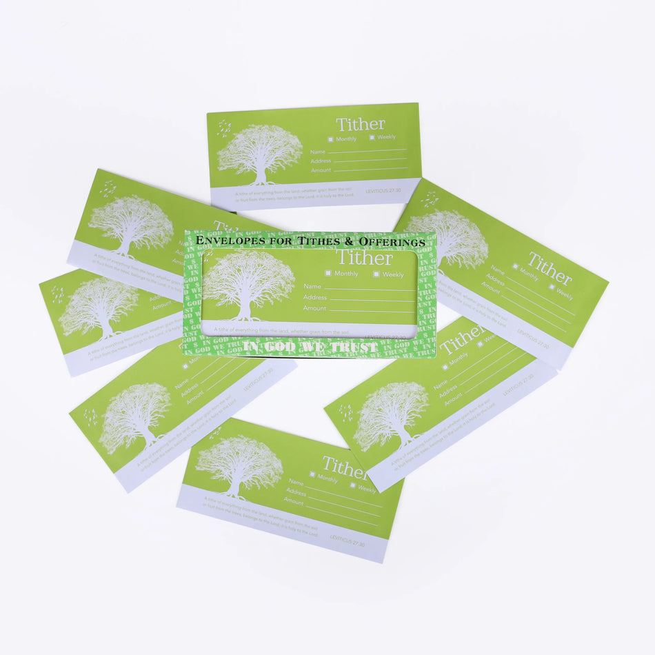 Offering Envelope Tither Leviticus 27:30 100Ct by Swanson Christian Products, product view 2