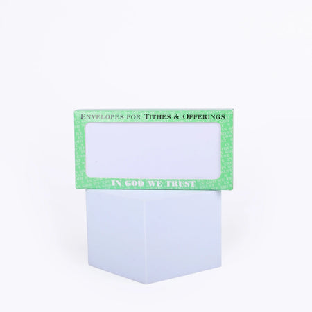 Offering Envelope Blank White 100Ct by Swanson Christian Products