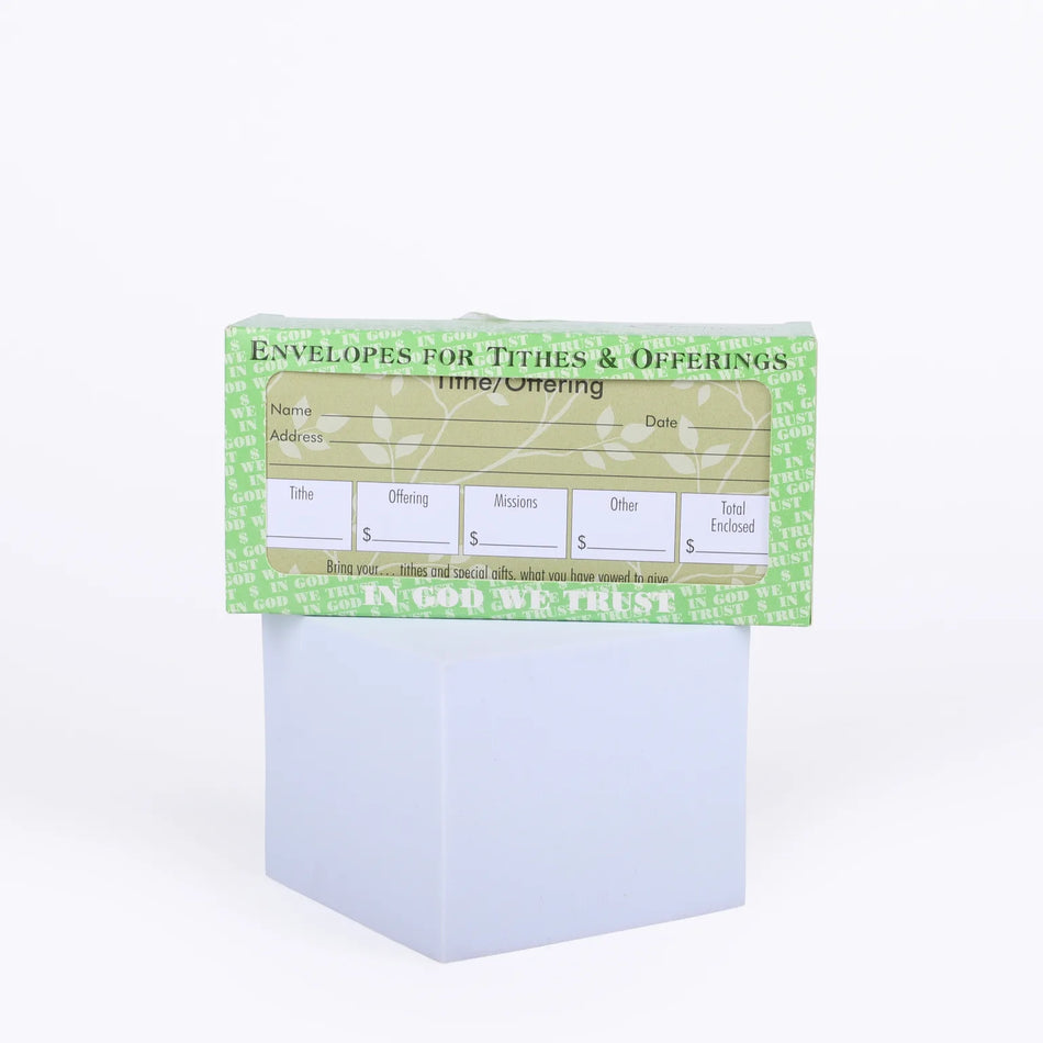 Offering Envelope Deut.12:6-7 Tithe/Offering 53Ct