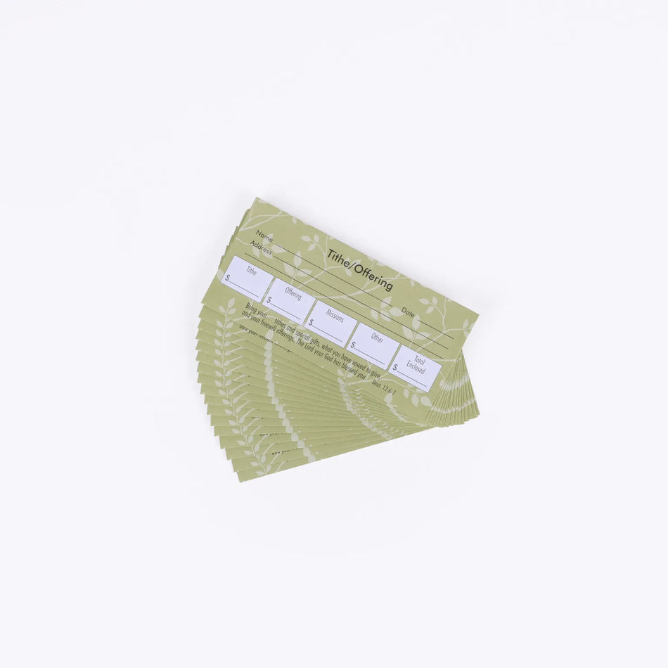 Offering Envelope Deut.12:6-7 Tithe/Offering 53Ct