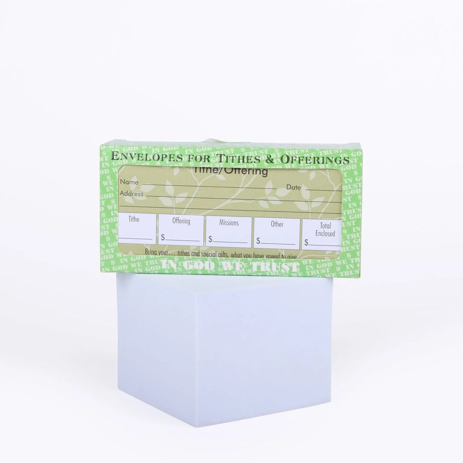 Offering Envelope for Tithe and Offering – 100 Count – Deut. 12:6-7