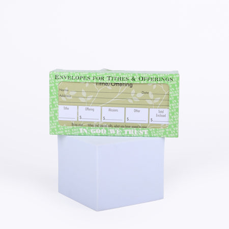Offering Envelope for Tithe and Offering - 100 Count - Deut. 12:6-7 by Swanson Christian Products