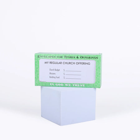 Offering Envelope - 3 Fund Weekly - 100 Count by Swanson Christian Products