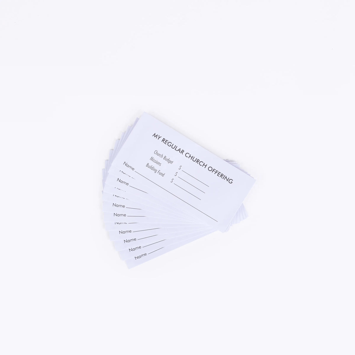 Offering Envelope - 3 Fund Weekly - 100 Count by Swanson Christian Products, product view 5
