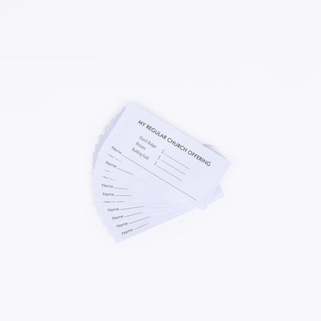 Offering Envelope - 3 Fund Weekly - 100 Count by Swanson Christian Products, product view 5