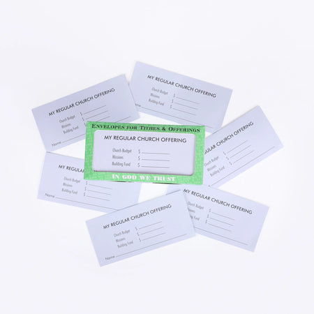 Offering Envelope - 3 Fund Weekly - 100 Count by Swanson Christian Products, product view 4