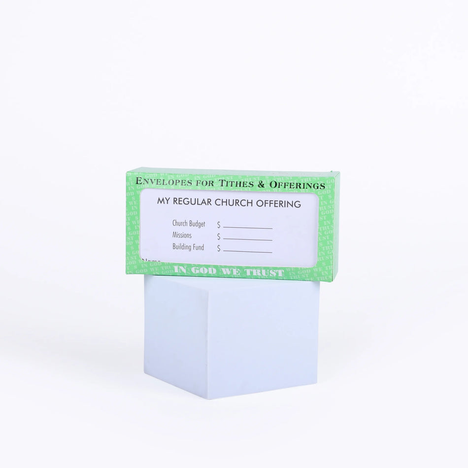 Offering Envelope - 3 Fund Weekly - 100 Count by Swanson Christian Products, product view 2