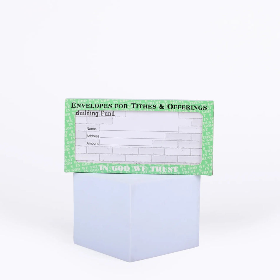 Offering Envelope Building Fund 100Ct