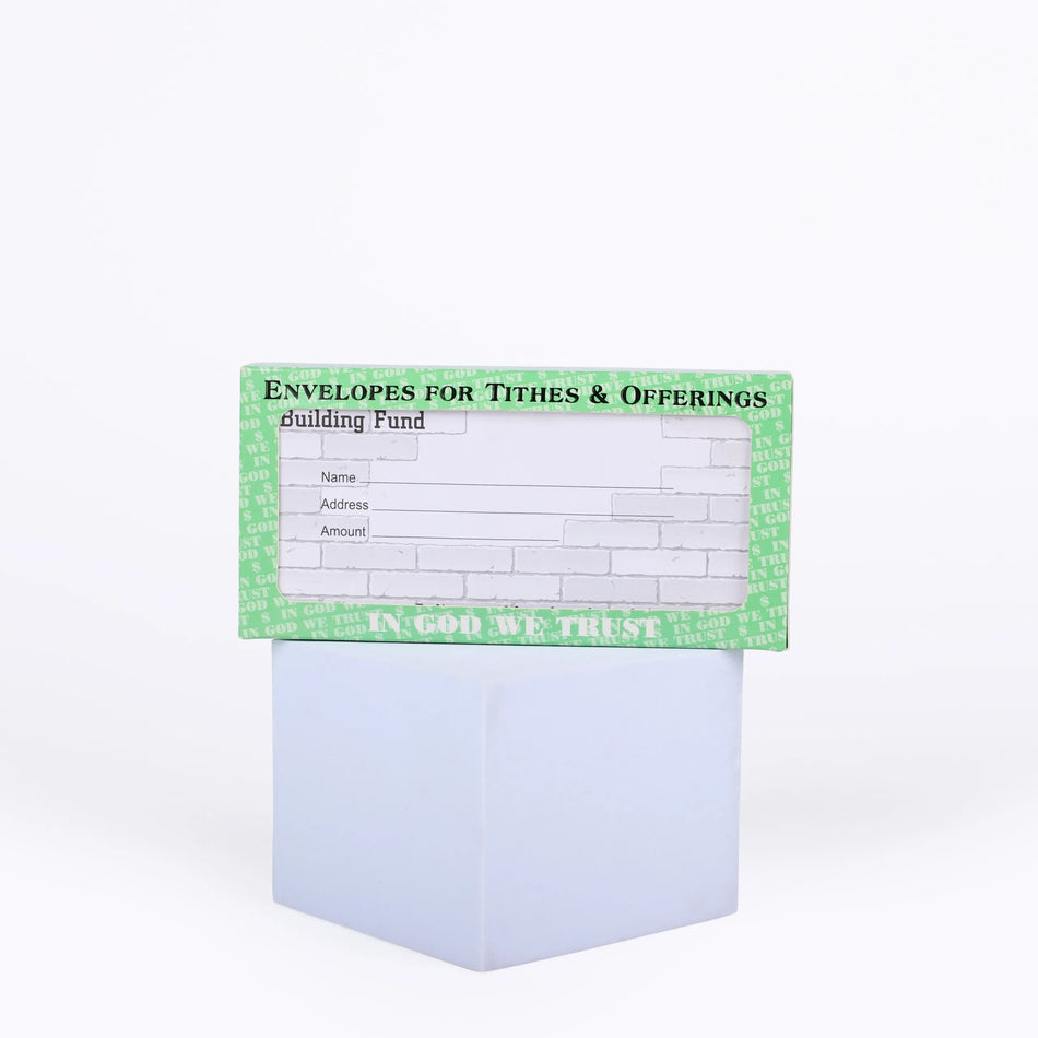 Offering Envelope Building Fund 100Ct by Swanson Christian Products