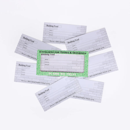 Offering Envelope Building Fund 100Ct by Swanson Christian Products, product view 3