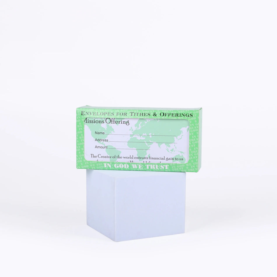 Offering Envelope - Missions Offering - 100 Ct. by Swanson Christian Products, product view 2