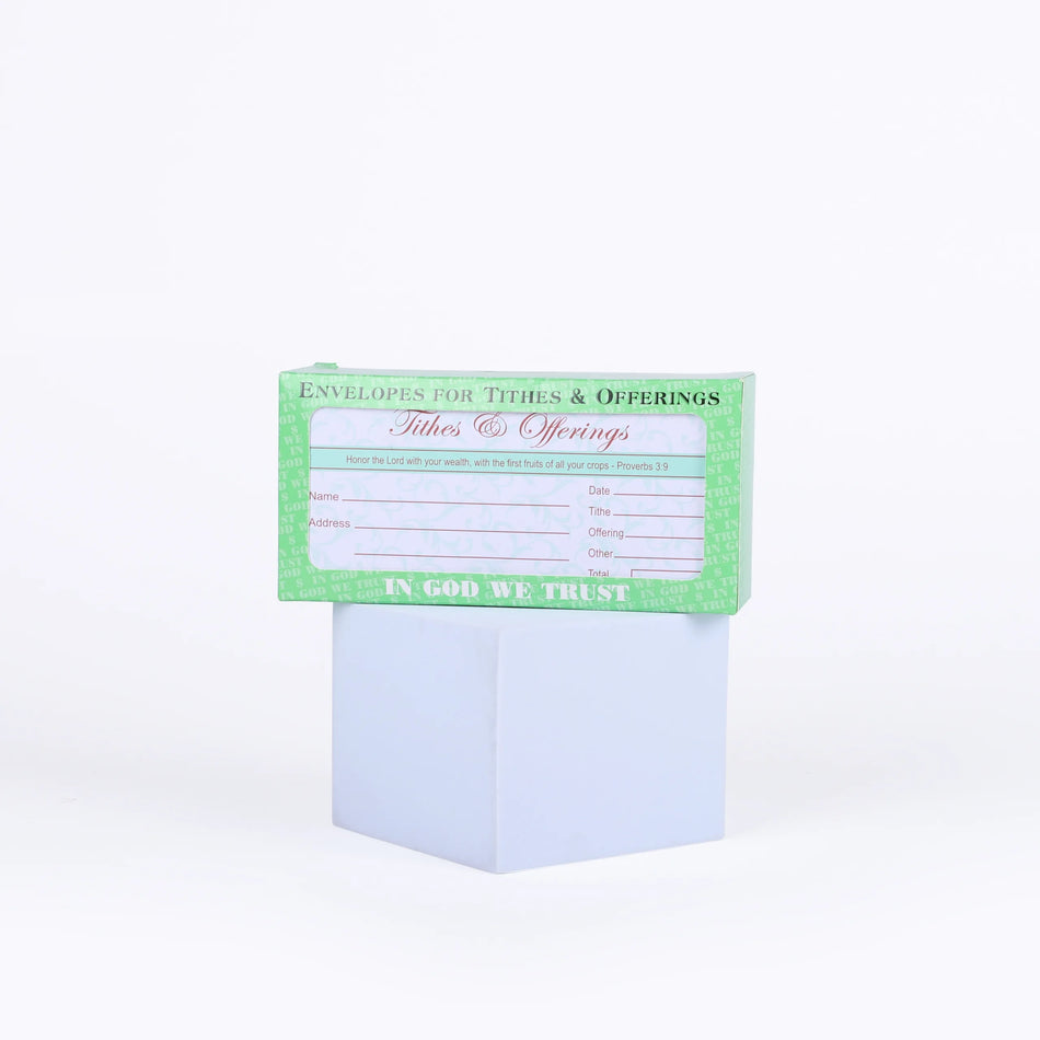 Tithe & Offering Envelope for Church - 100 Count - Proverbs 3:9 Honor the Lord by Swanson Christian Products, product view 2
