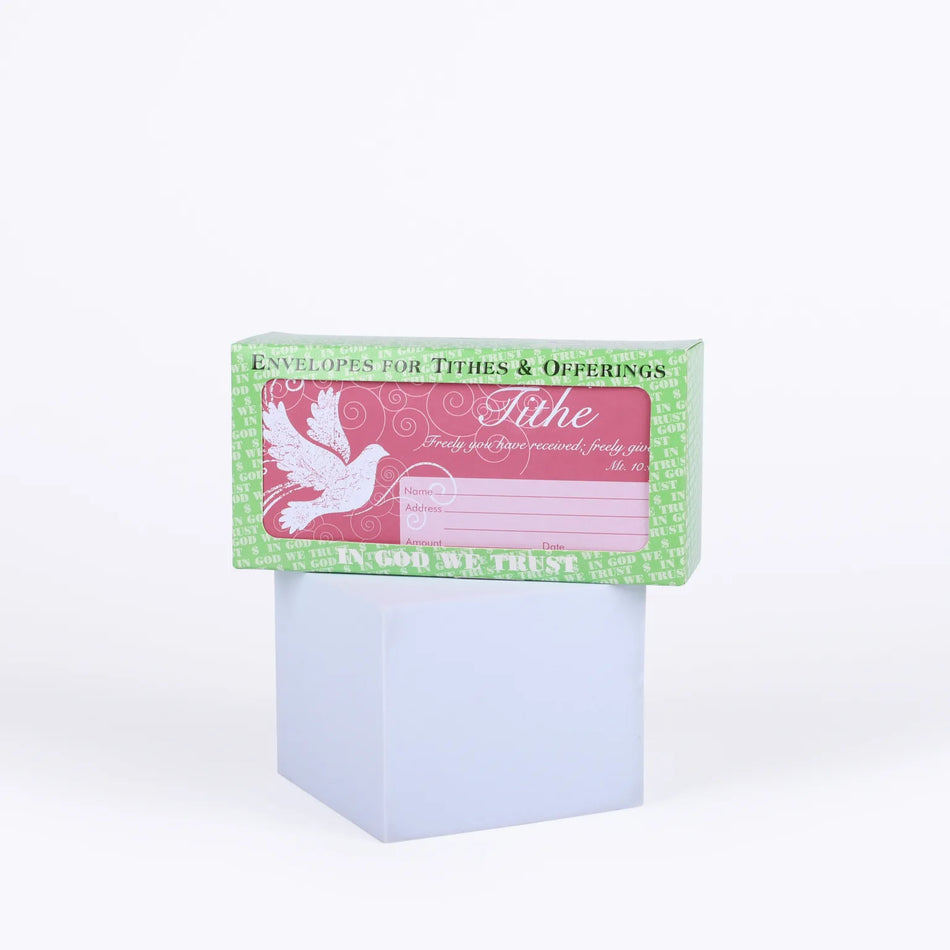 Offering Envelope Dove Matt. 10:8 100Ct