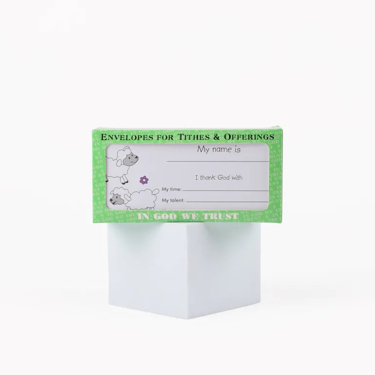 Offering Envelope – My Name Is with Lamb – 100Ct