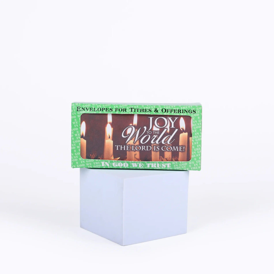 Offering Envelope Joy To The World 100Ct
