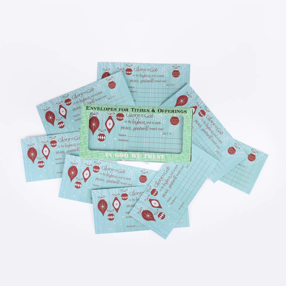Offering Envelope Glory To God 100Ct