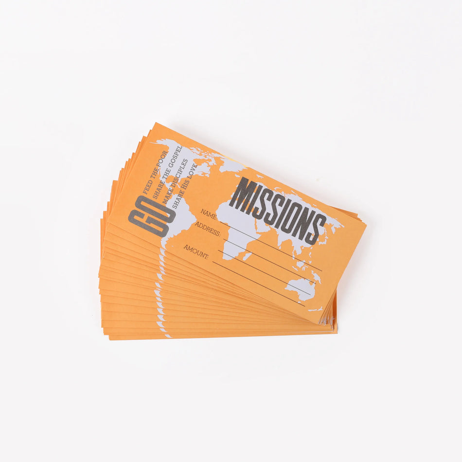Offering Envelope Missions 100Ct by Swanson Christian Products, product view 2
